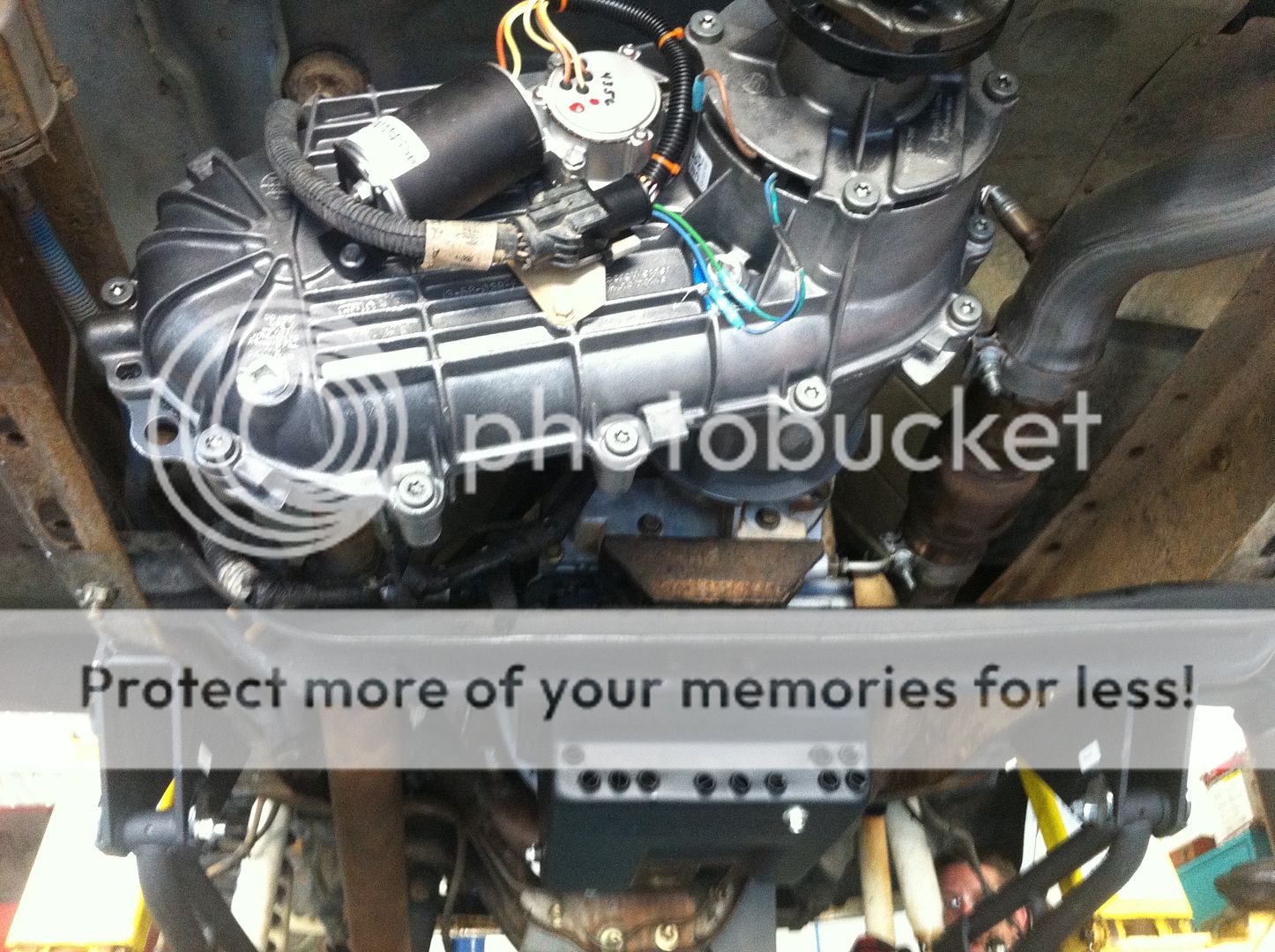 Speed sensor located by output shaft on transfer case Bronco Forum